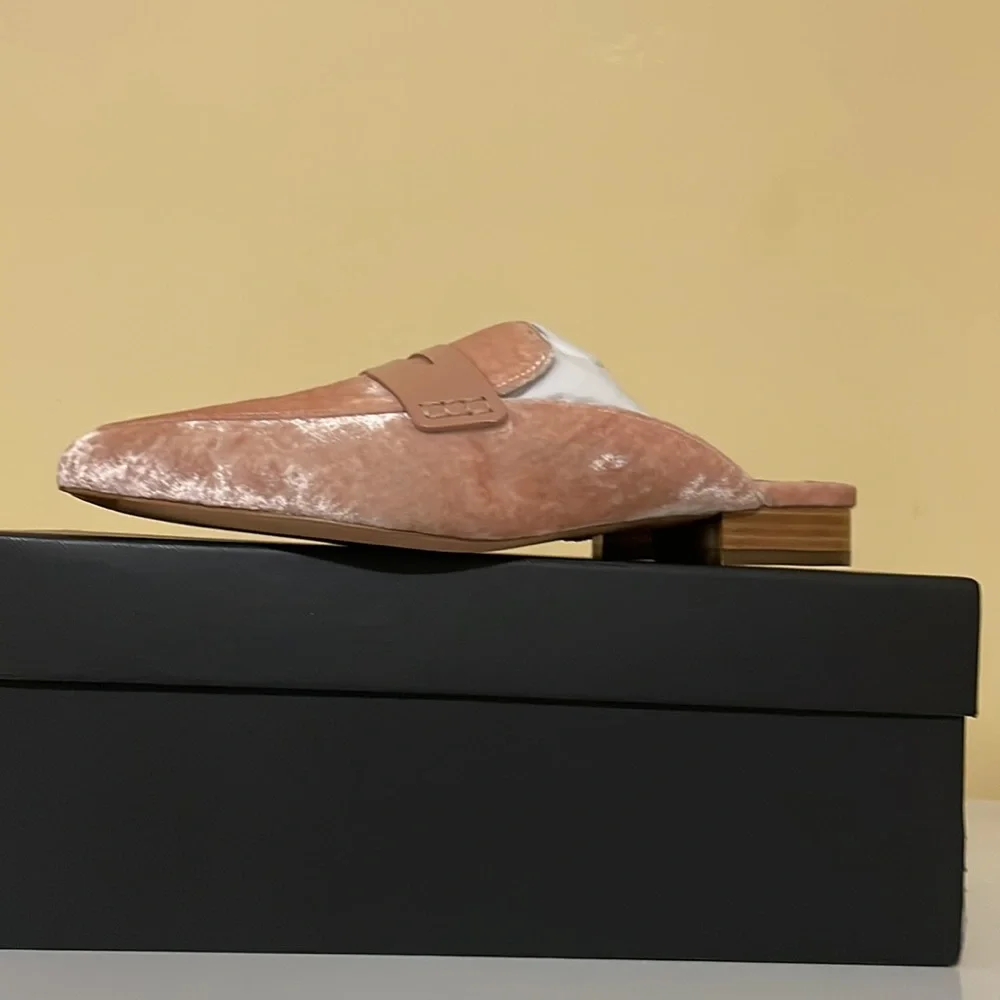 Coach Nova Lof Velvet Mules - Picture 4 of 5